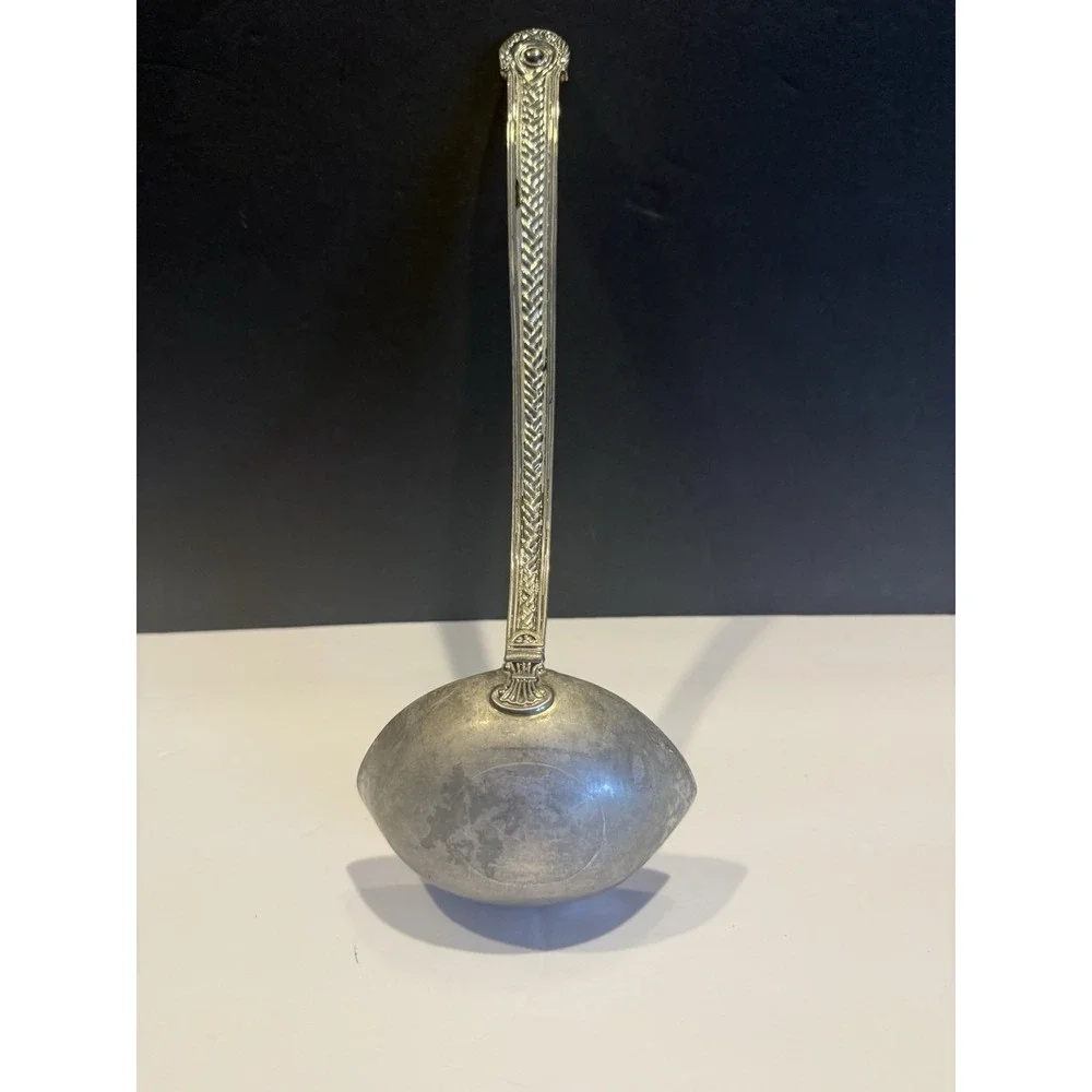Vintage Godinger Silver Plate Soup Punch Ladle 12.5